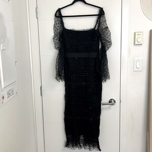 Black Sequin Bodycon dress